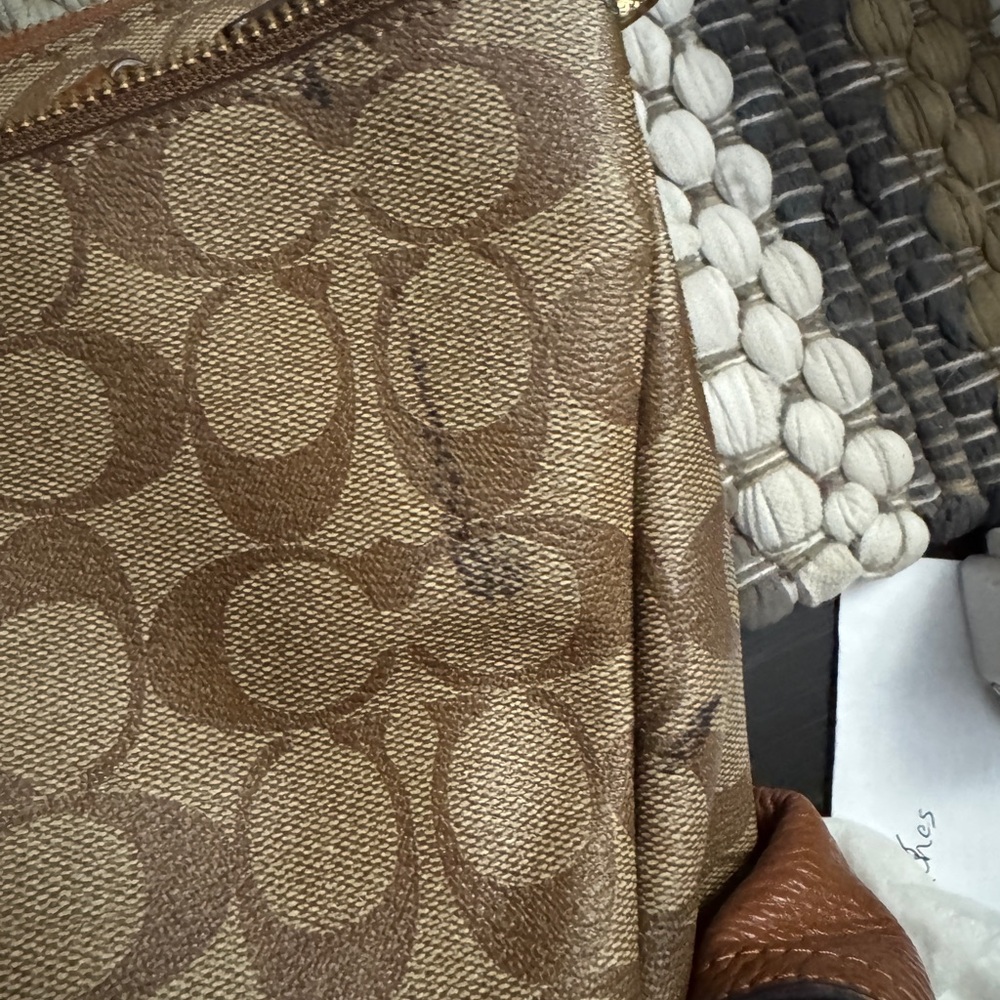 Coach Brown Signature Shoulder Bag - Picture 10 of 10
